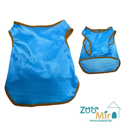 Tu, модель "Mayka", всесезонная одежда для малых и средних пород собак, 6.6 - 10 кг (размер XL) (цвет: голубой)