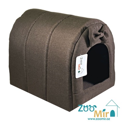Zoomir “Brown 2” модель "Туннель-Домик" , для мелких пород собак и кошек, 37х34х30 см