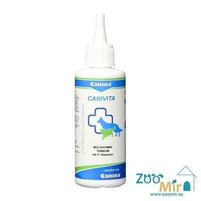 Canina Canivita, мультивитаминная эмульсия для собак и кошек, 100 гр