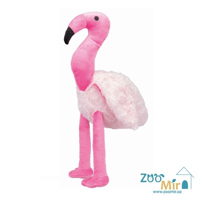 Trixie, плюшевая игрушка в виде "Фламинго" с пищалкой, для собак, 33 см (цена за 1 игрушку)