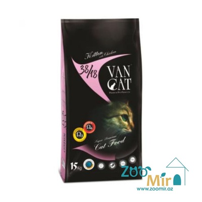 Van Cat, сухой корм для котят с ягненком,15 кг (цена за 1 мешок)