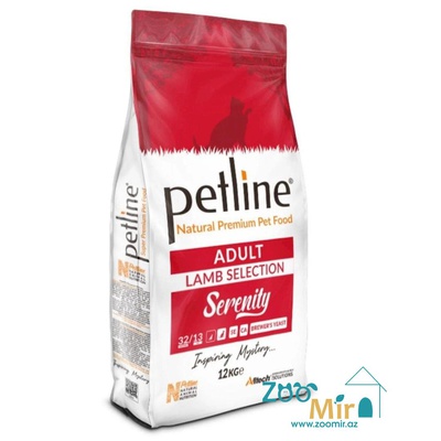 PetLine Adult Cat Lamb Selection, cухой корм для взрослых кошек с ягненком, 12 кг (цена за 1 мешок)
