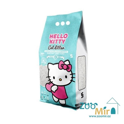 Hello Kitty Cat Litter, натуральный комкующийся наполнитель с ароматом мыла, для кошек, 5 л