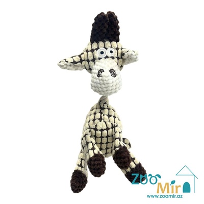 Pet Supplies, плюшевая игрушка в форме "Жирафа", с пищалкой, для собак и кошек, 22 см (цена за 1 игрушку)