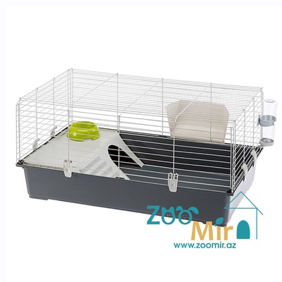 Ferplast Rabbit 100, клетка для кроликов и морских свинок, 95*57*46 см, (цвет: серый)