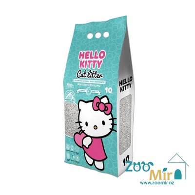 Hello Kitty Cat Litter, натуральный комкующийся наполнитель с ароматом мыла, для кошек, 10 л