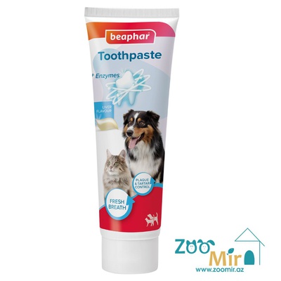 Beaphar, зубная паста со вкусом печени, для кошек и собак, 100 гр.