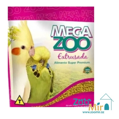 Zoo Mega, сбалансированная зерновая смесь для ежедневного кормления, корм для вcех видов попугаев, на развес (цена за 1 кг)
