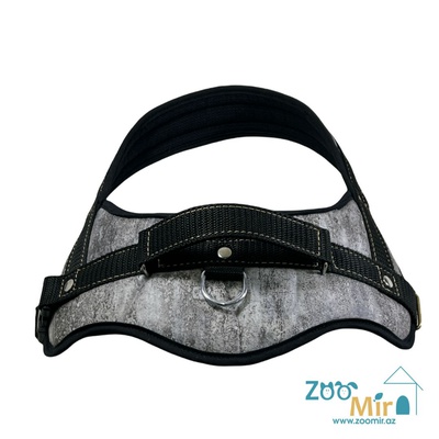 ZooMir, шлейка-жилетка для собак средних пород, цвет: серый мрамор (размер M)
