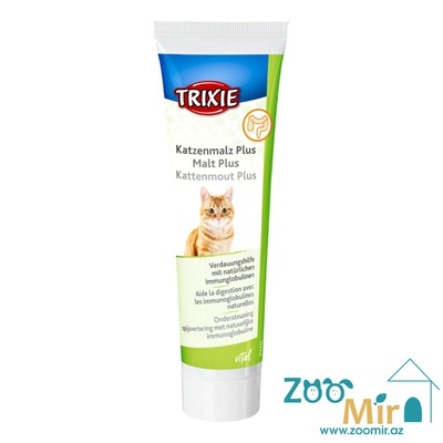 Trixie Malt Plus "Pro Immun", паста для выведения шерсти с иммуноглобулином и пробиотиками, для кошек, 100 гр
