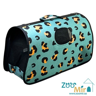 TU, сумка-переноска для мелких пород собак и кошек, 53х20х29.5 см (Размер L, цвет: ментол)
