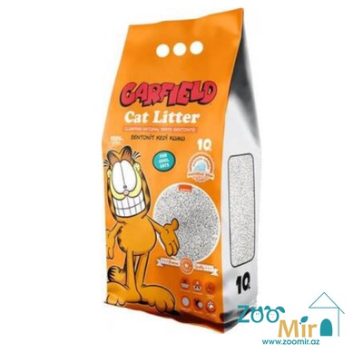 Garfield Cat Litter, натуральный комкующийся наполнитель с ароматом мыла, для кошек, 10 л