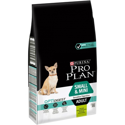 Purina Pro Plan для взрослых собак малых пород с чувствительным пищеварением с ягненок (на развес)