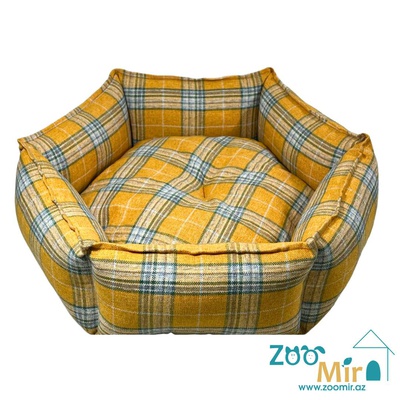 Zoomir, модель "Ромбик" для мелких пород собак и кошек, 50х50х17 см (цвет: желтый)
