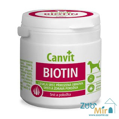 Canvit Biotin, для красоты и здоровье шерсти, для собак, 230 гр