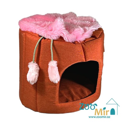 ZooMir модель "Cat Bag - Orange", для котят и кошек, 38х33х33 см