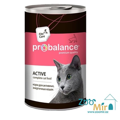 PROBALANCE "ACTIVE", консервы  для активных кошек, 415 гр