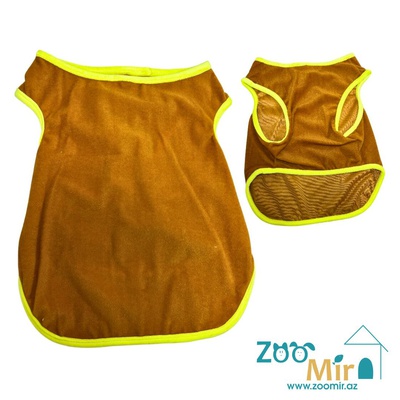 Tu, модель "Mayka", всесезонная одежда для малых и средних пород собак, 6.6 - 10 кг (размер XL) (цвет: коричневый 1)