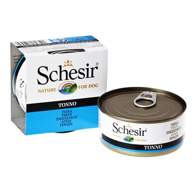 Schesir Tuna, консервы для кошек с тунцом в желе, 85 гр