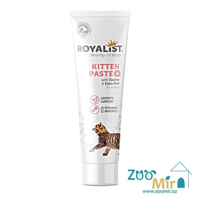 Royalist Multi Vitamin Kitten Extra Malt Paste, с содержанием таурина, для котят, 100 гр.