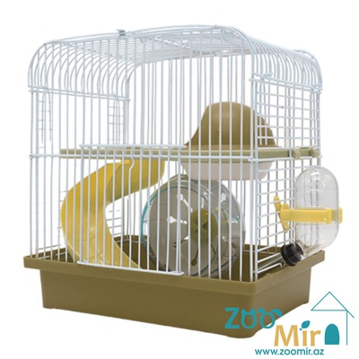 Fantasic Hamster Cage,  клетка для хомяков, 23х17х24 см (цвет: кофейный)