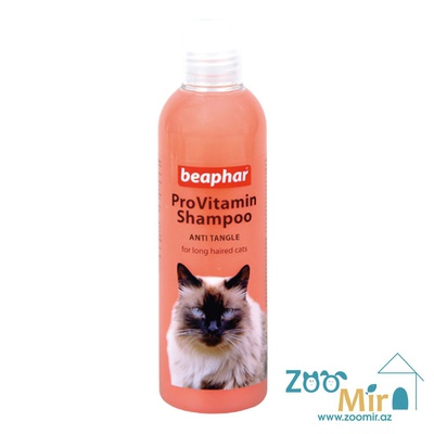 Beaphar ProVitamin, шампунь с миндальным маслом от колтунов, для длинношерстных кошек, 250 мл