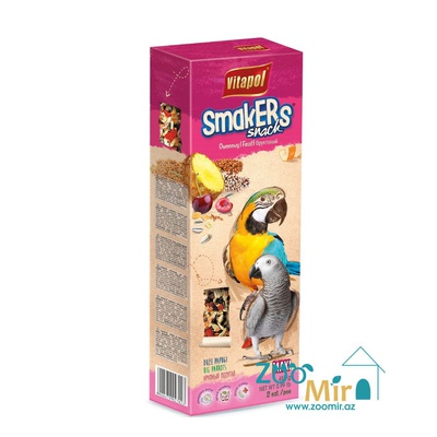 Vitapol Smakers Snack Fruit Maxi Large Parrots, лакомство для крупных попугаев, 2 шт (цена за 1 коробку)
