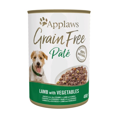 Applaws Grain Free, консервы для собак с ягненком и овощами, 400 гр