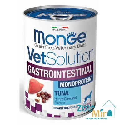Monge VetSolution Gastrointensal,  влажный диетический корм для взрослых собак  при заболеваниях ЖКТ, 400 гр