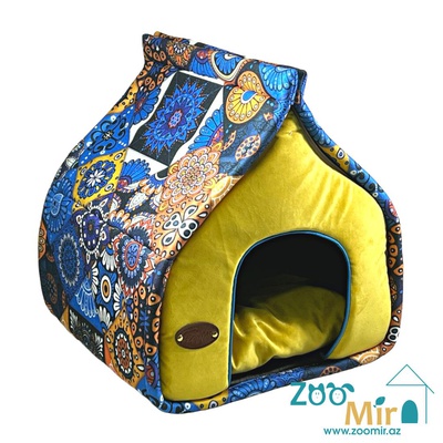 Zoomir модель "Домик" для мелких пород собак и кошек, 50х33х40 см (цвет: лето)