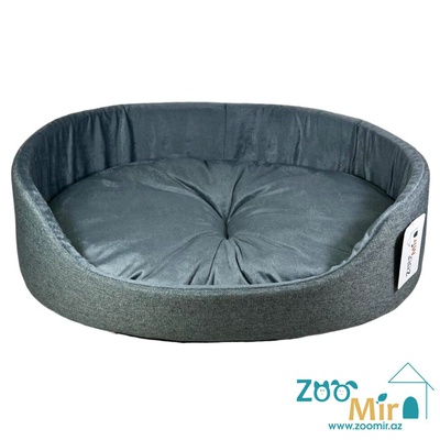 Zoomir, модель лежаки "Матрешка" для мелких пород собак и кошек, 47х36х12 см (размер M)(цвет: серый с серым)