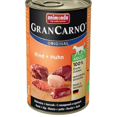 Gran Carno Adult, влажный корм для собак с говядиной и курицей, 400 гр
