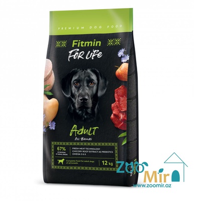 Fitmin For Life Adult All Breeds Mix, полнорационный корм для для взрослых собак всех пород с мясом, на развес (цена за 1 кг)