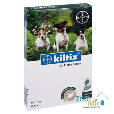 Kiltix, ошейник от блох, клещей и власоедов, для собак мелких пород, 35 см