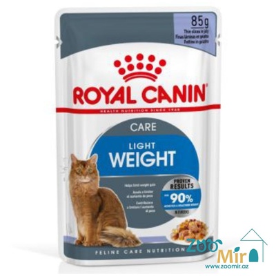 Royal Canin Light Weight Care, диетический влажный корм для взрослых кошек для профилактики лишнего веса (соус), 85 гр.