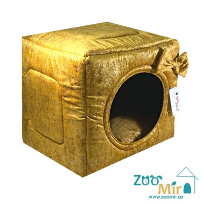 Zoomir, модель "Трансформер" для мелких пород собак и кошек, 36х36х36 см (цвет: золотой)