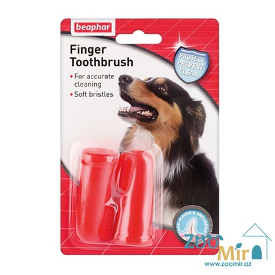 Beaphar Finger Toothbrush, зубная щетка на палец для собак (в комплекте 2 шт)