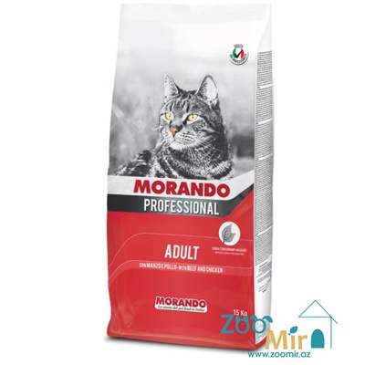 Morando, сухой корм для взрослых кошек с курицей, 15 кг (цена за 1 мешок)