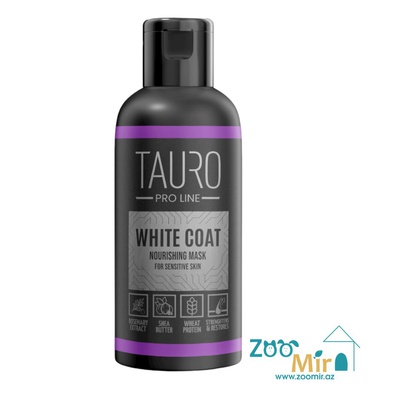 Tauro White Coat, питательная маска для  собак и кошек с белой шерстью, 250 мл