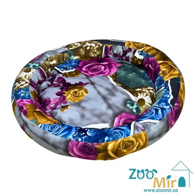 Zoomir, лежак для мелких пород собак и кошек, 52x52x8 см (размер S) (цвет: роза)