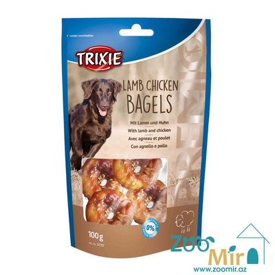 Trixie Premio Lamb Chicken Bagels, лакомство для собак с ягненком, 100 гр
