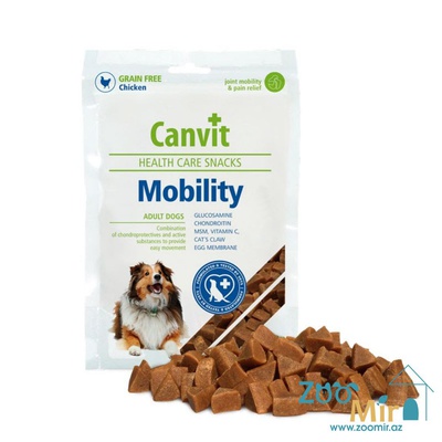 Canvit Mobility Health Care Snack, комплексное питания (лакомство) для здоровых и гибких суставов, для собак, 200 гр