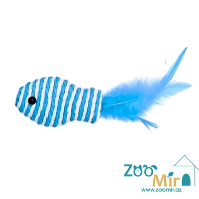 Pet Accessories, игрушка в форме "Рыбки", для котят и кошек (цвет: голубой) (цена за 1 игрушку)