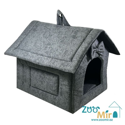 Zoomir  "Marbled Grey" модель "Домик" для мелких пород собак и кошек, 50х33х40 см