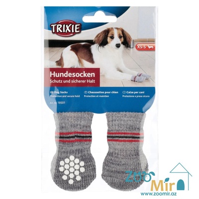 Trixie, трикотажные носки для собак, в наборе 2 шт., (размер XS-S) (цена за 1 набор)