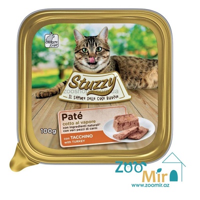 Mister Stuzzy, консервы для кошек с индейкой, 100 гр