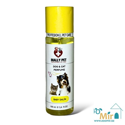 Mally Pet Professional Pet Care Baby Dalin, парфюм для собак и кошек, 100 мл