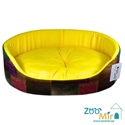 Zoomir "Spring Mood"  модель лежаки "Матрешка" для мелких пород щенков и котят, 43х30х10 см (размер S)