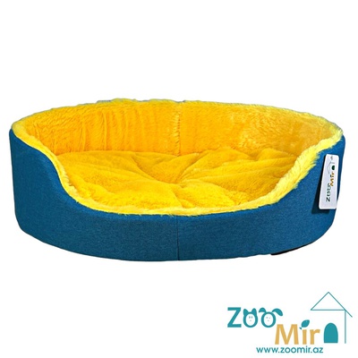 ZooMir "Sunny Sky",модель лежаки "Матрешка" для мелких пород щенков и котят, 43х30х10 см (размер S)