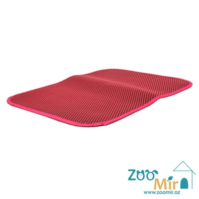 Mio, водонепроницаемый коврик под лоток кошачьего туалет, 60 х 44 см (цвет: красный)